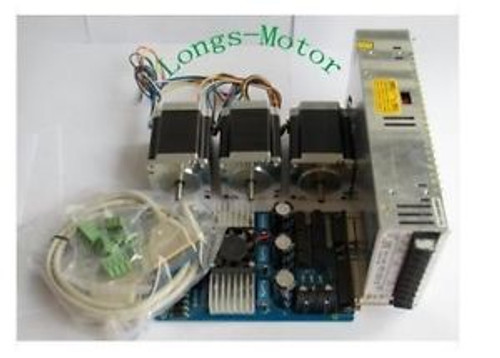 US ship Nema23 Stepper Motor 270oz-in,3A +3 Axis Board for CNC Kit MILL 23HS8630