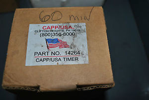 CAPP 14264 TIMER RESET CYCLFLEX 0-60MIN 120VAC 10/5A 60HZ New
