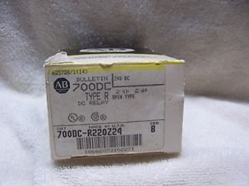Allen Bradley 700DC-RM220Z24 DC Relay  24VDC Coil (New)