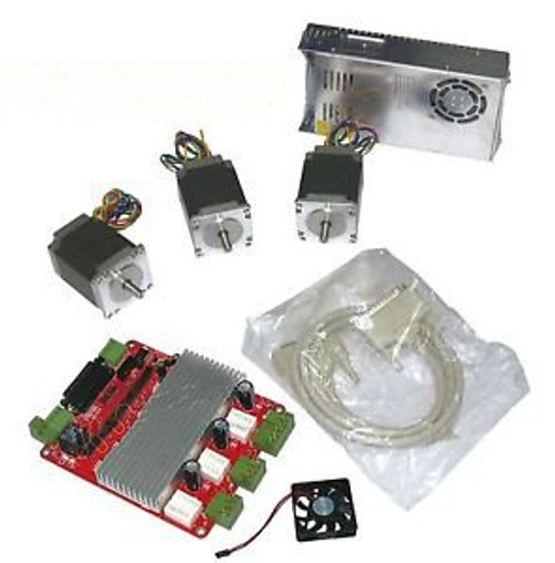 US delivery 3 Nema23 Stepper Motor 270oz-in+3 axis board CNC stepper kit