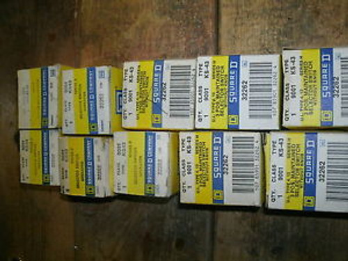 SQUARE D 9001 KS-43 3 POS SELECTOR SWITCH TYPE 4,13 H SERIES (LOT OF 10) NEW