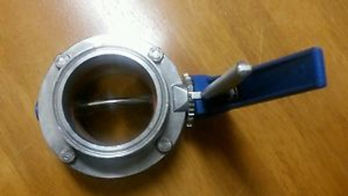 Stainless Steel Sanitary Butterfly Valve 3and (2)  Tri Clover1.5 inchballvales