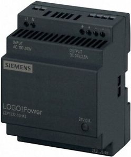Siemens LOGO Power Supply 24V / 2.5A  6EP13321SH43 - NEW