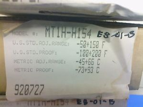 BARKSDALE MT1H-H154 CONTROL VALVE TEMPERATURE SWITCH, NEW LOT OF 2