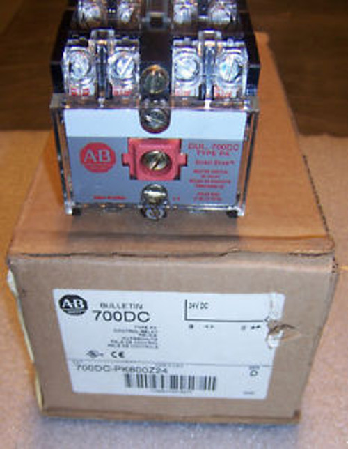 A-B Allen Bradley 700-PK800Z24 Control Relay 110/120V BULLETIN 700DC
