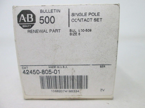 Allen Bradley Via Tcs 4245080501 Nsfp 42450 805 01