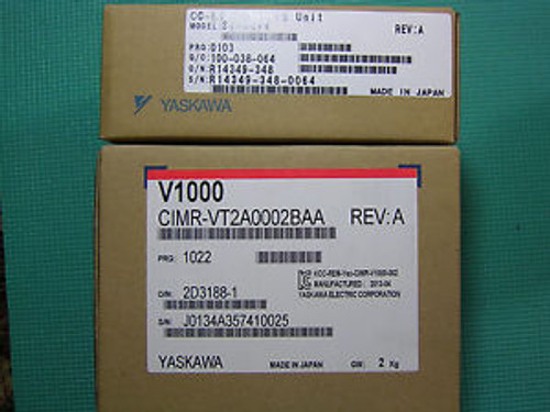 YASKAWA CIMR-VT2A0002BAA 220V 0.2KW DRIVE+CC-LINK UNIT+NEW+