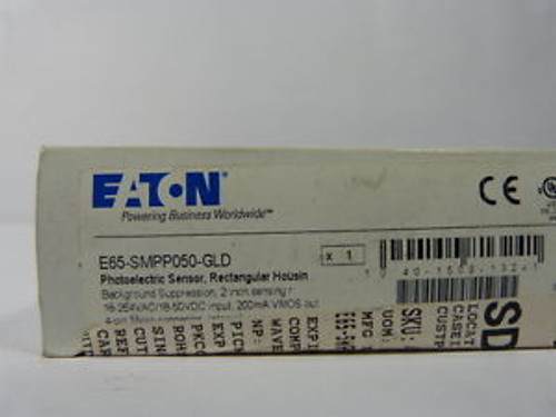 Eaton E65-SMPP050-GLD Proximity Sensor  NEW IN BOX