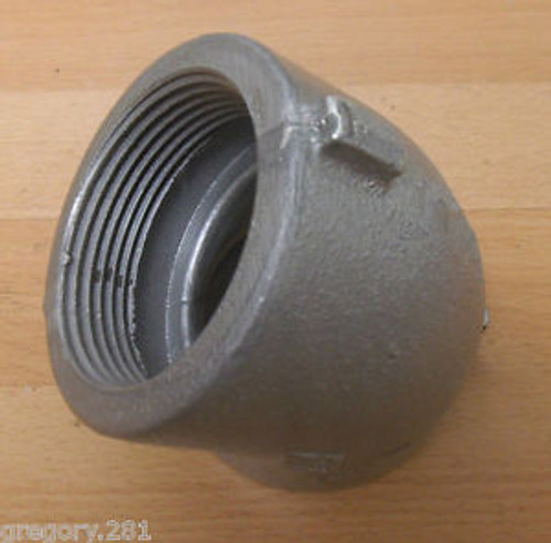 Cooper Crouse-Hinds EL7 - 2-1/2 NPT Condulet Conduit Fitting 45° Female Elbow