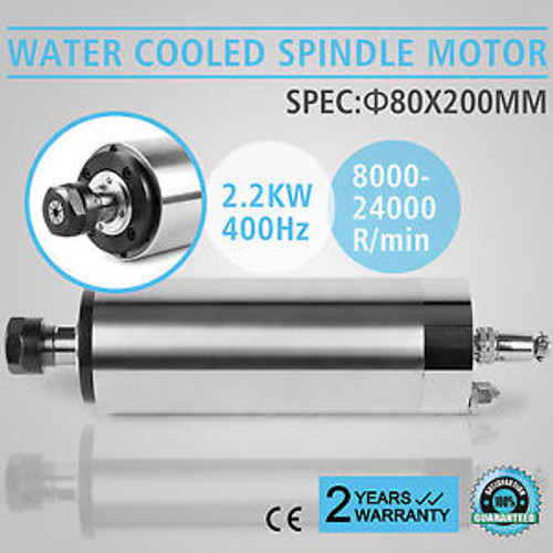 2.2KW WATER COOLED SPINDLE MOTOR MILLING GRINDING NUMERICAL TRUSTWORTHY  PRODUCT