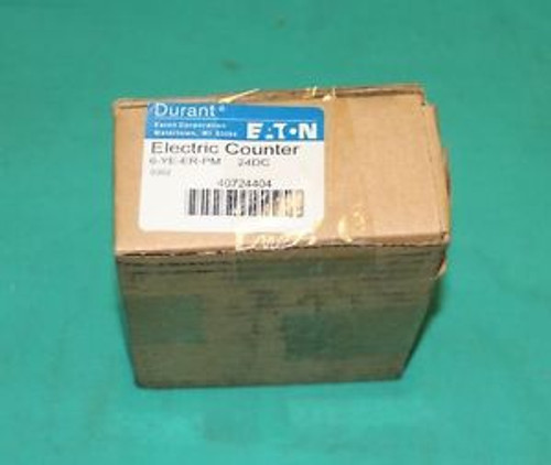 Durant, 6-YE-40724-404-ER, Durant  Electric 6 digit Six Counter 24VDC NEW