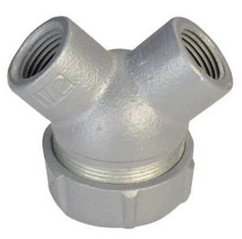 APPLETON ELECTRIC ELBY-125A Capped Elbow,Haz Loc,1-1/4 In Hub,Aluminum