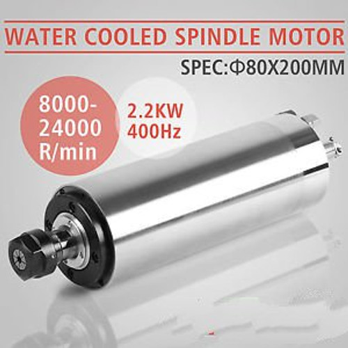 2.2KW WATER COOLED SPINDLE MOTOR MILL GRIND ENGRAVING MILLING GREAT FANTASTIC 2.2KW WATER COOLED SPINDLE MOTOR MILL GRIND ENGRAVING MILLING GREAT FANTASTIC