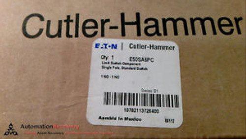 CUTLER-HAMMER E50SA6PC LIMIT SWITCH, NEW