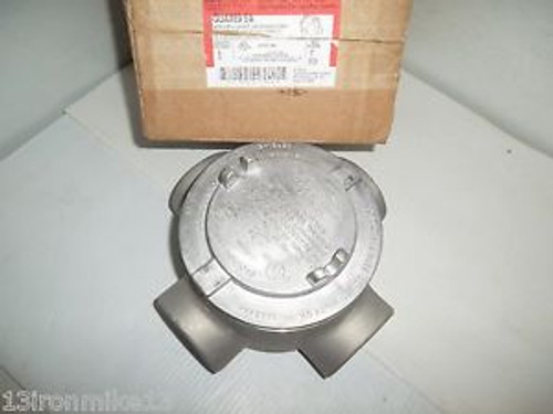 NEW CROUSE HINDS GUAX69 SA  2 EXPLOSION PROOF CONDUIT OUTLET BODY