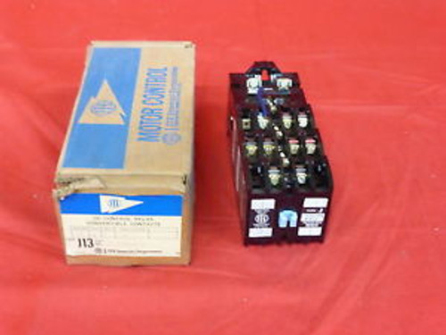 ITE J13P4412, J13P20, J20B20, J20B22 NEW IN BOX DC CONTROL RELAY 8 POLE (3H2)