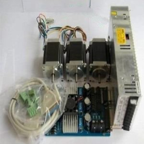 Free ship Nema 23 Stepper Motor 270oz-in,3A Dual shaft +3Axis driver Board