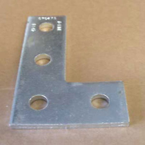 New 25 Pc Cooper B-Line B143ZN 4 Hole Corner Plate Zinc