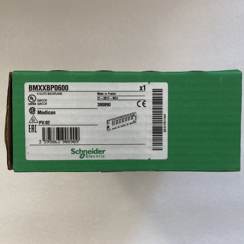 Schneider PLC M340 Backplane BMXXBP0600 New In Box