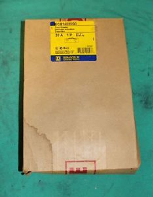 Square D, ECB14020G3, Circuit Breaker 20A 1P NEW