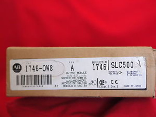 ALLEN BRADLEY 1746-OW8 NEW SLC 500 OUTPUT MODULE SER A