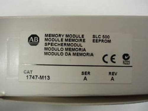 New Allen Bradley 1747-M13 /A SLC 500 Memory Module EEPROM