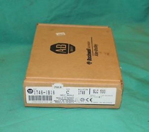 Allen Bradley 1746-IB16 SLC 500 Input Module Ser.C NEW