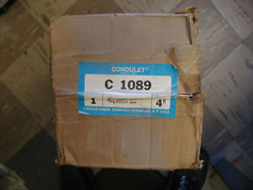 Crouse Hinds C 1089 Condulet 4 Outlet Box