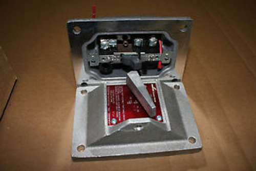 Crouse-Hinds Single-Pole Motor Starting Switch - EXPLOSION PROOF