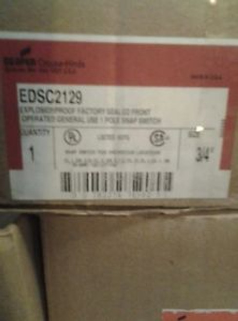 CROUSE HINDS EDSC2129 EXPLOSION PROOF SWITCHES