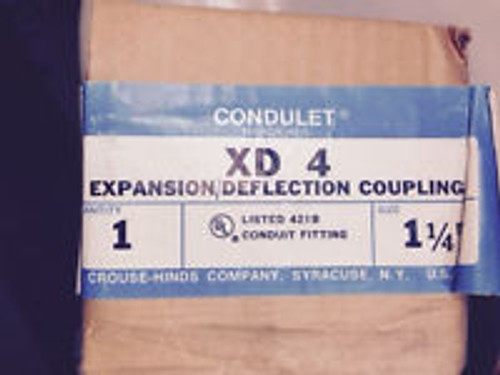 CROUSE-HINDS CONDULET XD4 1.25 COUPLING NEW