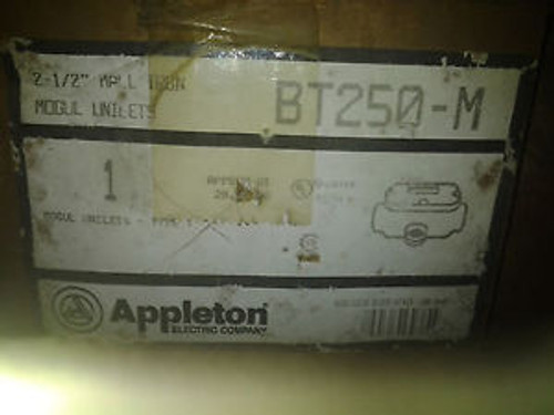 Appleton #BT250M,  2 1/2 Mogul T with cover &Gasket, Mallable Iron, NEW