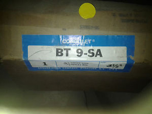 Crouse Hinds #BT9SA, 3 1/2 T Mogul Condulet, Aluminum, NEW In Box