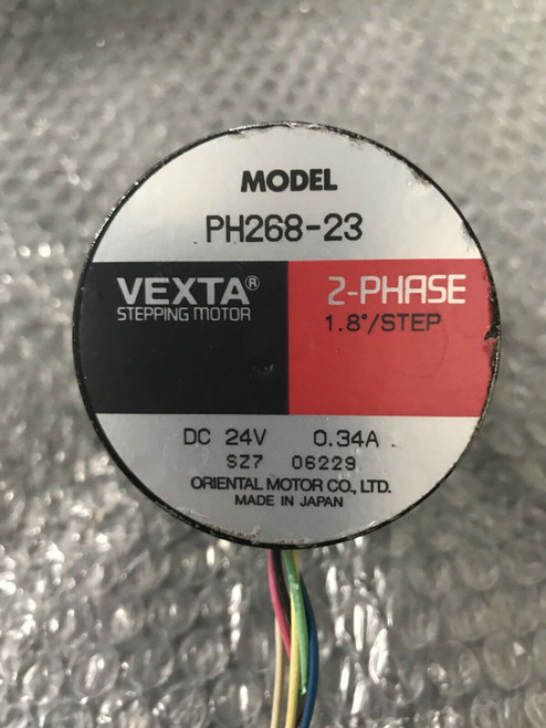 Vexta Ph268-23-A11 2 Phase Stepping Motor New 1.8 Deg. 0.34A 24V 3K4