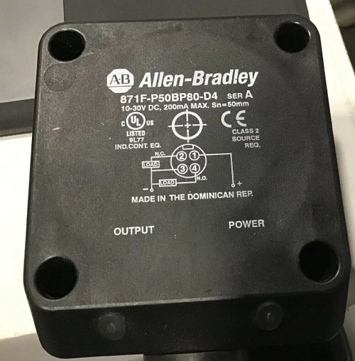 Allen Bradley 871F-P50Bp80-D4 Proximity Sensor
