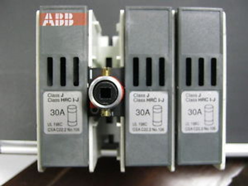 OSJ30B6-150 ABB J FUSE KIT NEW IN FACT BOX OSJ30B6150 FUSIBLE DISCONNECT KIT