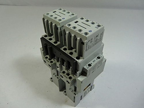 ALLEN BRADLEY 104 C30DJ22 6 Pole 3 Main Poles 24 VDC Reversing Contactor