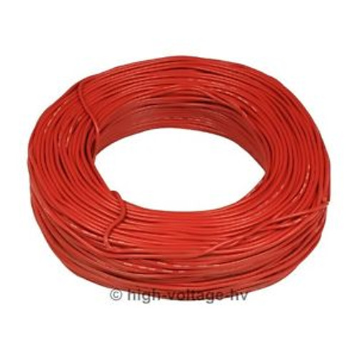 40ft. 50KV DC 18AWG Red High Voltage Wire HV Cable Stranded