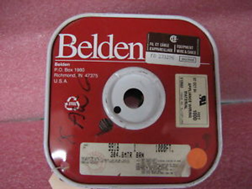 Spool &gt900 Belden 18 AWG Brown Hook-Up Wire 9918