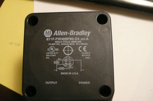 Allen Bradley 871F-Pw40Bp80-D4 Inductive Proximity Sensor