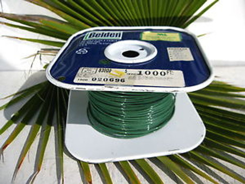 18 AWG M16878/4 Type E Teflon Wire (Stranded) Green 200C 500 Ft Belden 83009