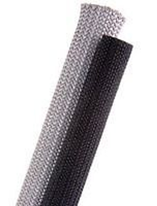 ALPHA WIRE PF1304 BK003 SLEEVING, FLEXIBLE BRAIDED, 5.69MM, BLACK, 250FT