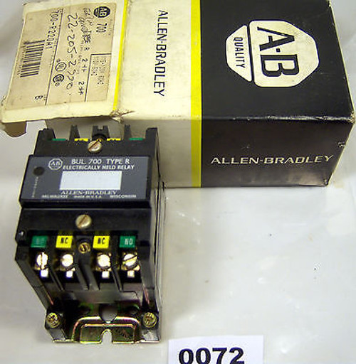 Allen Bradley Relay 700-R220A1 Sealed Contact 110/120