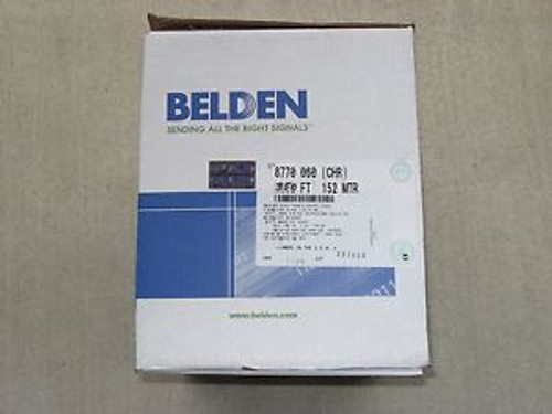 NEW Belden 8770 Shielded Audio Sound & Control Cable, 18 Gauge 3 Wire, 350 feet