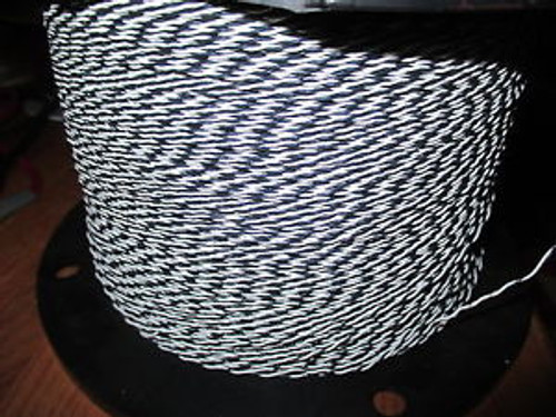 TYPE E TEFLON Twisted-Pair Blk-Wht 26 awg. 19/38 strd. 3600ft.+