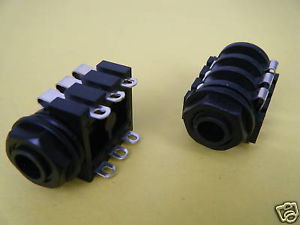 300,1/4 TRS Point to Point Solder Audio MIC JACKS,2020