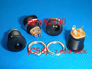 1000 x DC Power Jack 2.1mm Enclosed Frame With Switch