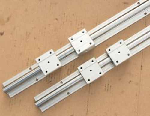 6Pcs Sbr12-1400/880/380Mm Fully Supported Linear Rail Shaft Rod+12Pcs Sbr12Uu