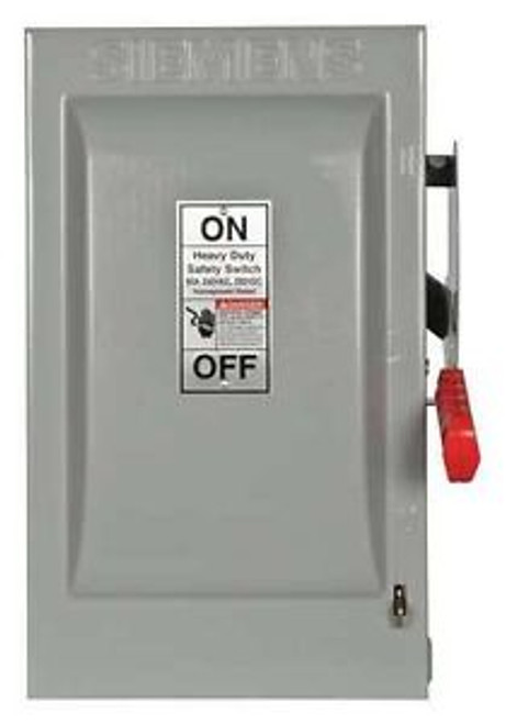 SIEMENS HF222N Safety Switch,Fusible,60A,240VAC,3PH G7497637