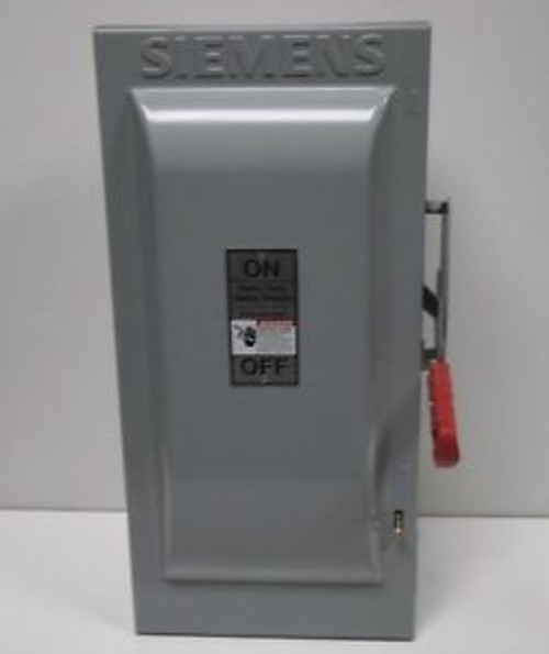 Siemens HF363 Fusible Heavy Duty Safety Switch 100A 600V NEMA Type 1 3Pole 3Wire